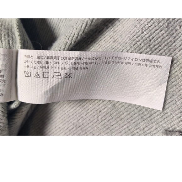 Abercrombie & Fitch Soft A&F Cozy‎ V Neck Side Split High Low Sweater Sweatshirt - Picture 4 of 8